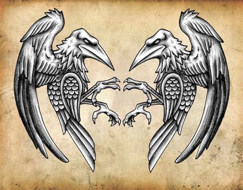 celtic ravens  crazygrafix  deviantart