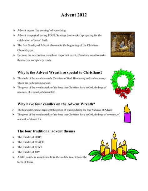 advent resources worksheets