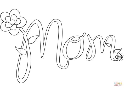 mom coloring page  printable coloring pages