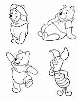 Coloring Winnie Pooh sketch template