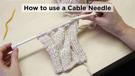 knit  cable youtube