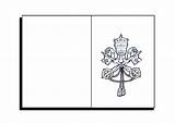 Vaticano Bandera Colorear sketch template
