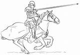 Knight Cavaliere Cavallo Pferde Kolorowanki Supercoloring Ritter Cavalieri Koniu Dark Nulla Regola Rycerz Branca Martino Ordine Ytali Kolorowanka sketch template