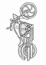 Choppers Motoren Kleurplaten Automobiles Hugolescargot Motorrad Motocross Stemmen Colorier sketch template