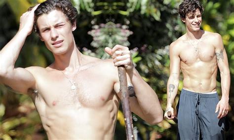Shawn Mendes Reveals His Ripped Abs While Taking A Stroll On His