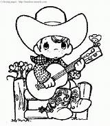 Cowgirl Coloring Pages Cowboy Miracle Timeless sketch template