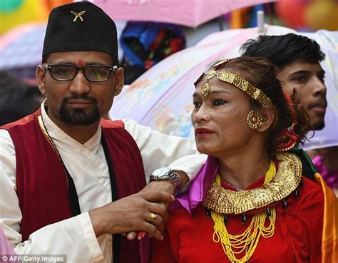 transgender woman becomes first in nepal to marry daily mail online