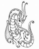 Dragon Coloring Pages Cute Baby Girly Girl Real Dragons Printable Drawing Colouring Steel Flying Tail Neon Color Sheets Easy Getcolorings sketch template