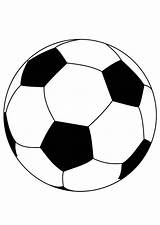 Coloring Ball Soccer Ballon Football sketch template