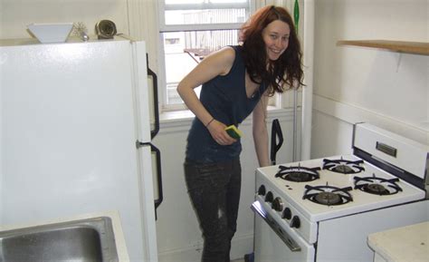 reductress woman inexplicably cleans her stove before casual hookup arrives