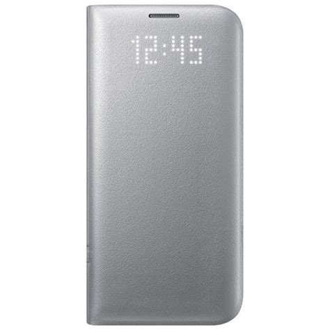 samsung led view cover silver galaxy  edge belsimpel