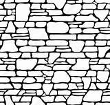 Brick Wall Stone Texture Vector Illustration Seamless Drawing Vectors Clipart Pattern Stencil Grunge 123rf Graffiti sketch template