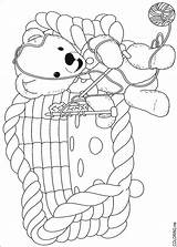 Coloring Pages Knitting Andy Getcolorings sketch template
