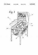 Patents Pinball Machine Mechanism sketch template