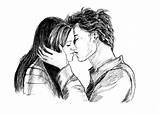 Kiss Sketch People Kissing Drawing Two Tiny Drawings Wallpaper sketch template