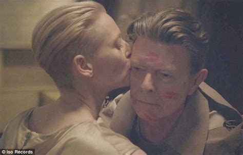 David Bowie Shares A Kiss With An Androgynous Tilda Swinton In New