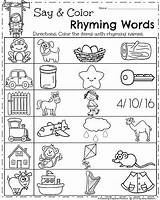 Rhyming Worksheets Worksheet Planningplaytime Rhymes Playtime Readiness sketch template