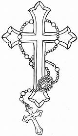 Rosary Tattoo Drawing Beads Bead Designs Tattoos Drawings Rossary Rosaries Paintingvalley Getdrawings sketch template