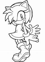 Sonic Coloring Pages Hedgehog Amy Knuckles Silver Printable Print Tails Rose Sheets Colors Boyama Para Colorir Kids Color Colouring Getcolorings sketch template