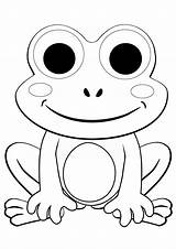 Frog Kindergarten sketch template