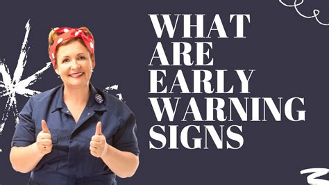 early warning signs youtube