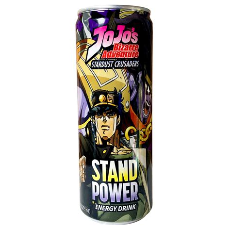 jojos bizarre adventure stand power energy drink boston america corp