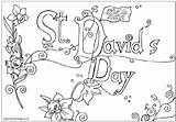 St Colouring David Pages Welsh Sheets Saint Davids Coloring Crafts Activities Kids Rainbow Daffodil Symbols Craft Choose Board March sketch template