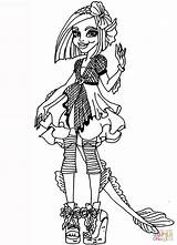 Coloring Monster High Anne Pages Dolls Misc Printable Supercoloring Categories sketch template