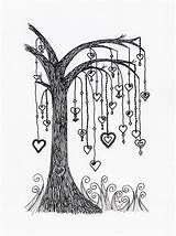 Willow Zentangle Weeping Dangles Getdrawings Rosenvinge Whimsical Lundbye sketch template