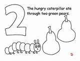 Coloring Caterpillar Hungry Very Pages Kids Colouring Printable Food Sheets Print Awesome Everfreecoloring Story Drawing sketch template