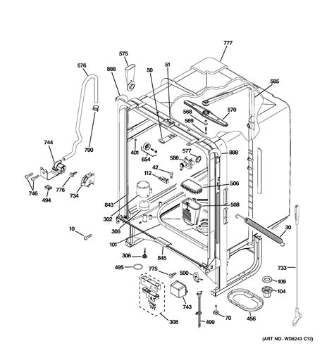 ge profile dishwasher parts diagram wiring diagram
