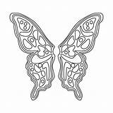Wings Coloring Pages Butterfly Angel Fairy Colouring Printable Sheets Sheet Cut Color Print Polyvore Adult Getcolorings sketch template