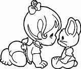Coloring Baby Pages Bunny Girl Rabbit Cartoon Girls Drawing Cool Print Precious Moments Joe Kids Getdrawings Clipartmag sketch template