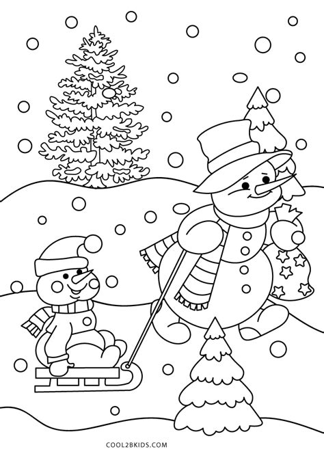 printable winter coloring pages  printable winter coloring