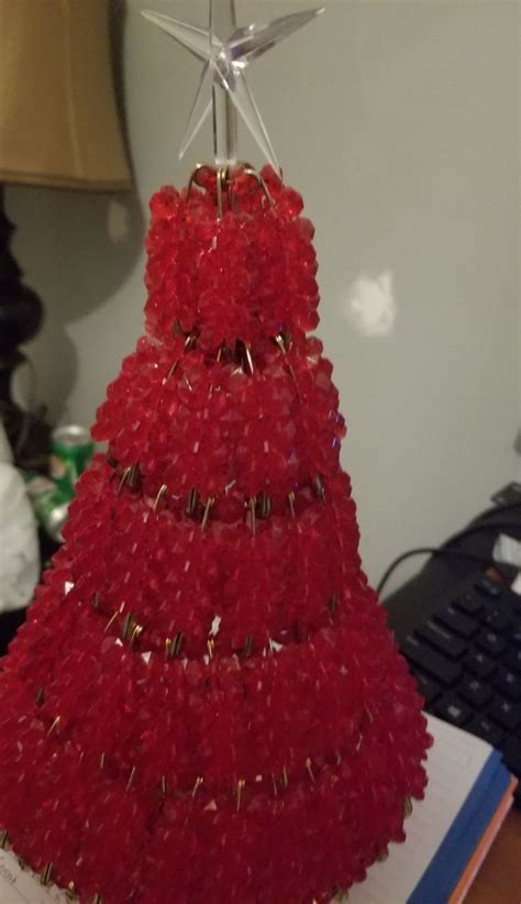 red mini christmas treen  mercari mini christmas tree christmas red