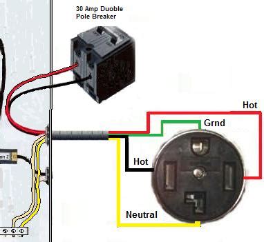 dryer  prong wiring diagram