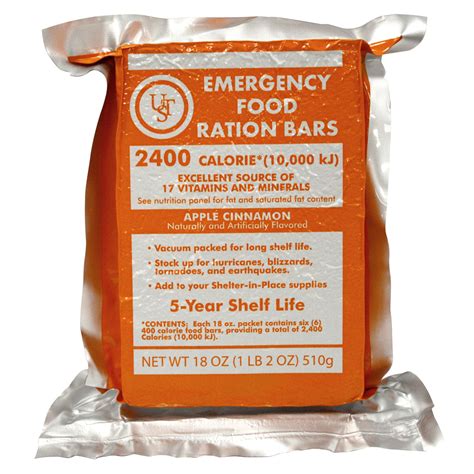 emergency food ration bars pdq  count wholesale