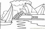 Sydney Coloring Pages sketch template