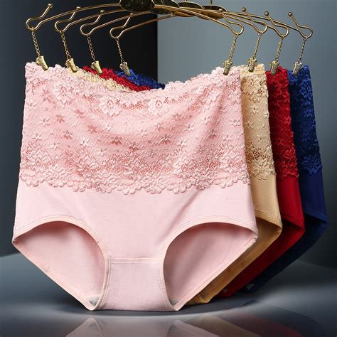 women modal panty high waist breathable trigonometric panties  size