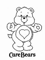 Bear Coloring Tenderheart Bears sketch template
