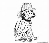 Dog Fire Dalmatian Pages Dalmation Coloring Printable Color Clipart Fireman Sheets Kids Dalmatians Cartoon Print Birthday Culering Book Getcolorings Colouring sketch template