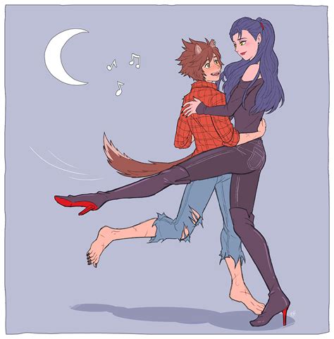 just wanna stay up all night with you~ werewolf tracer x vampire widowmaker — twitter patreon