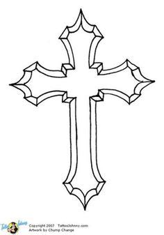 cross stencils  pinterest crosses stencils  gothic crosses