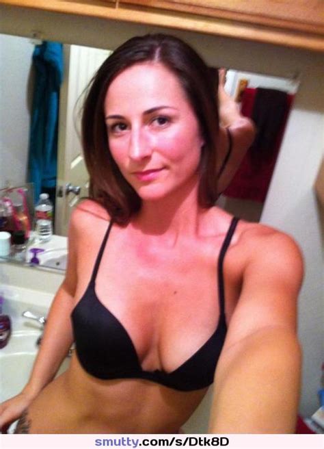 Hot Brunette Mom Takes First Mirror Selfie Amateur Milf Wife