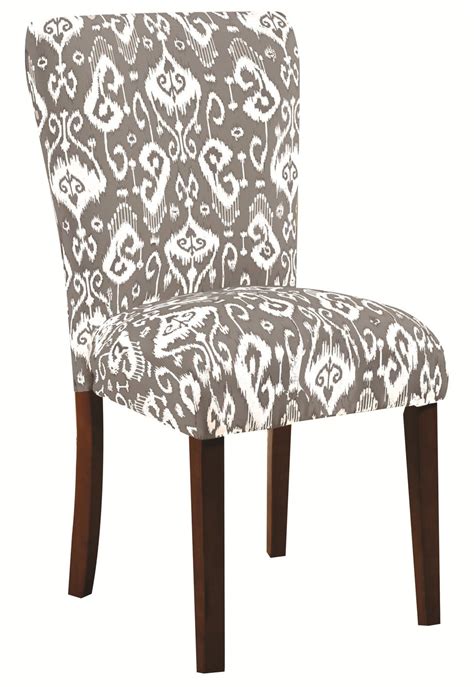 coaster  grey fabric dining chair steal  sofa furniture outlet