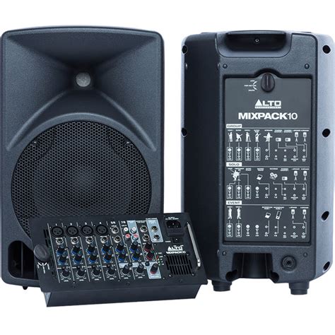 alto professional mixpack  portable sound system mixpack bh