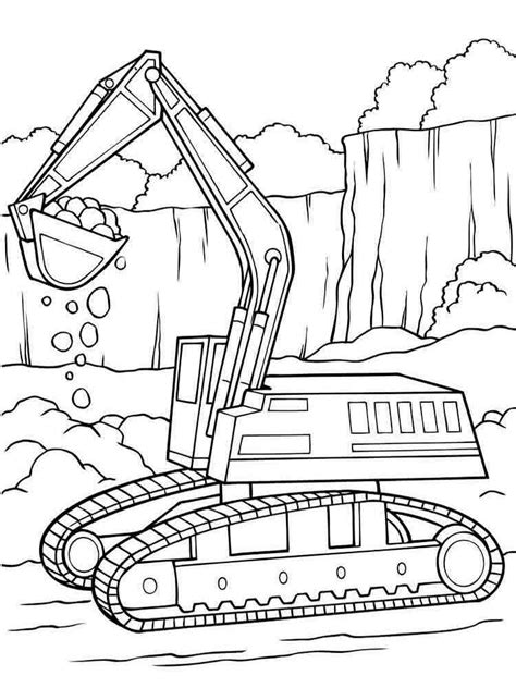 construction coloring page printable