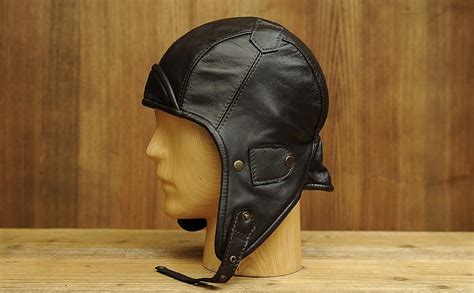 Sterkowski Genuine Leather Trapper Aviator Hat Clothing