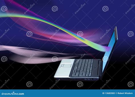 internet content stock photo image  laptop speed