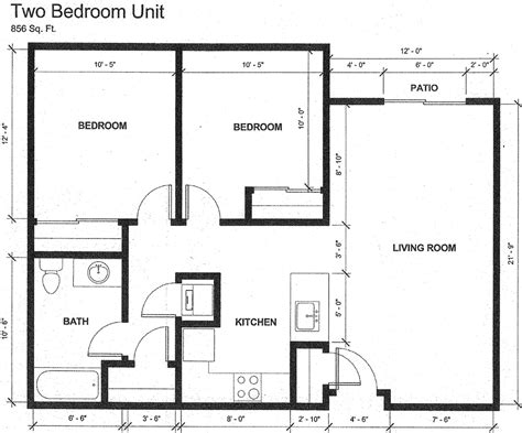 bedroom unit floor plans   square feet boasting  bedrooms  living room